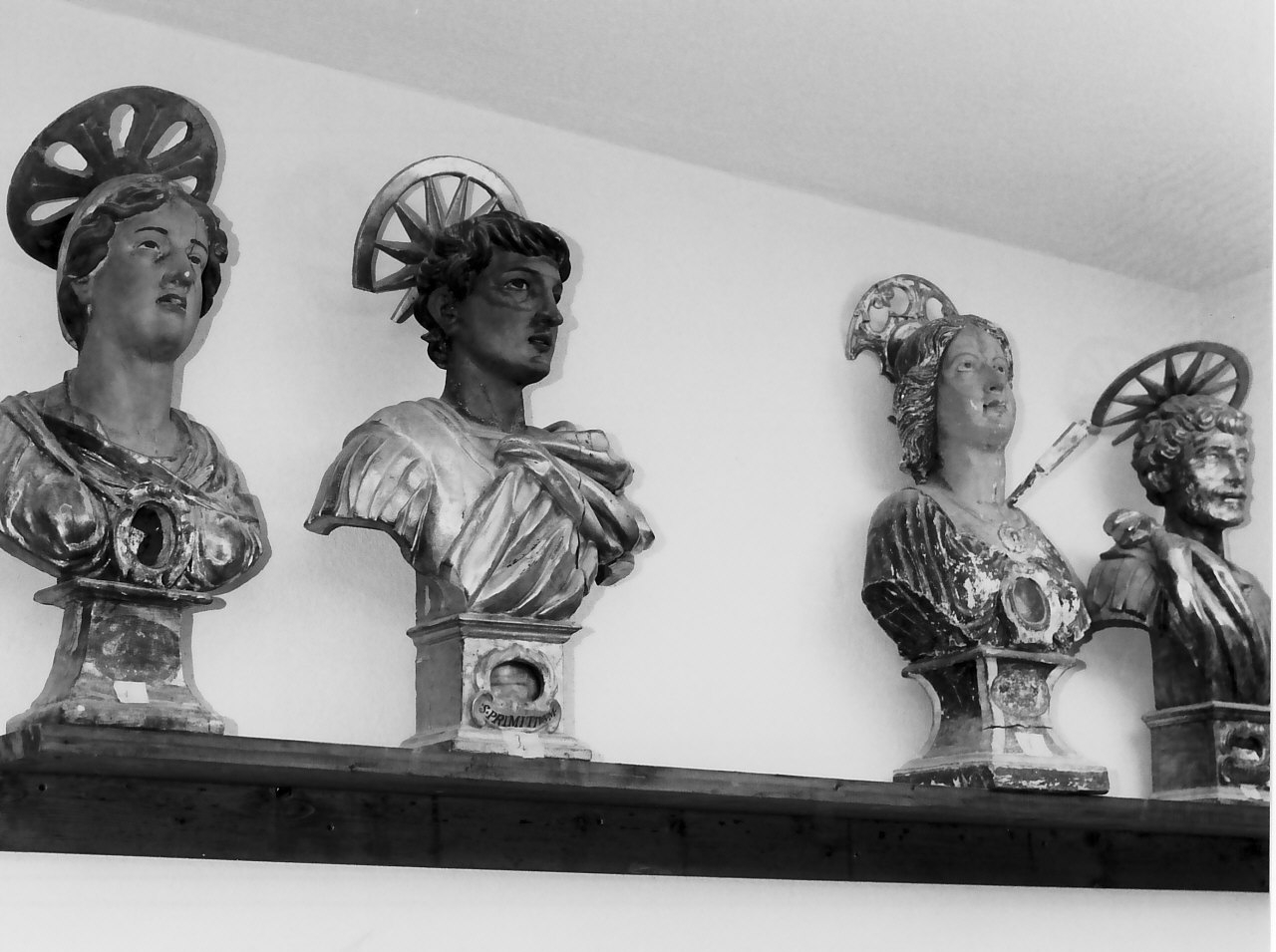 reliquiario - a busto, serie - bottega Italia meridionale (seconda metà sec. XVII)