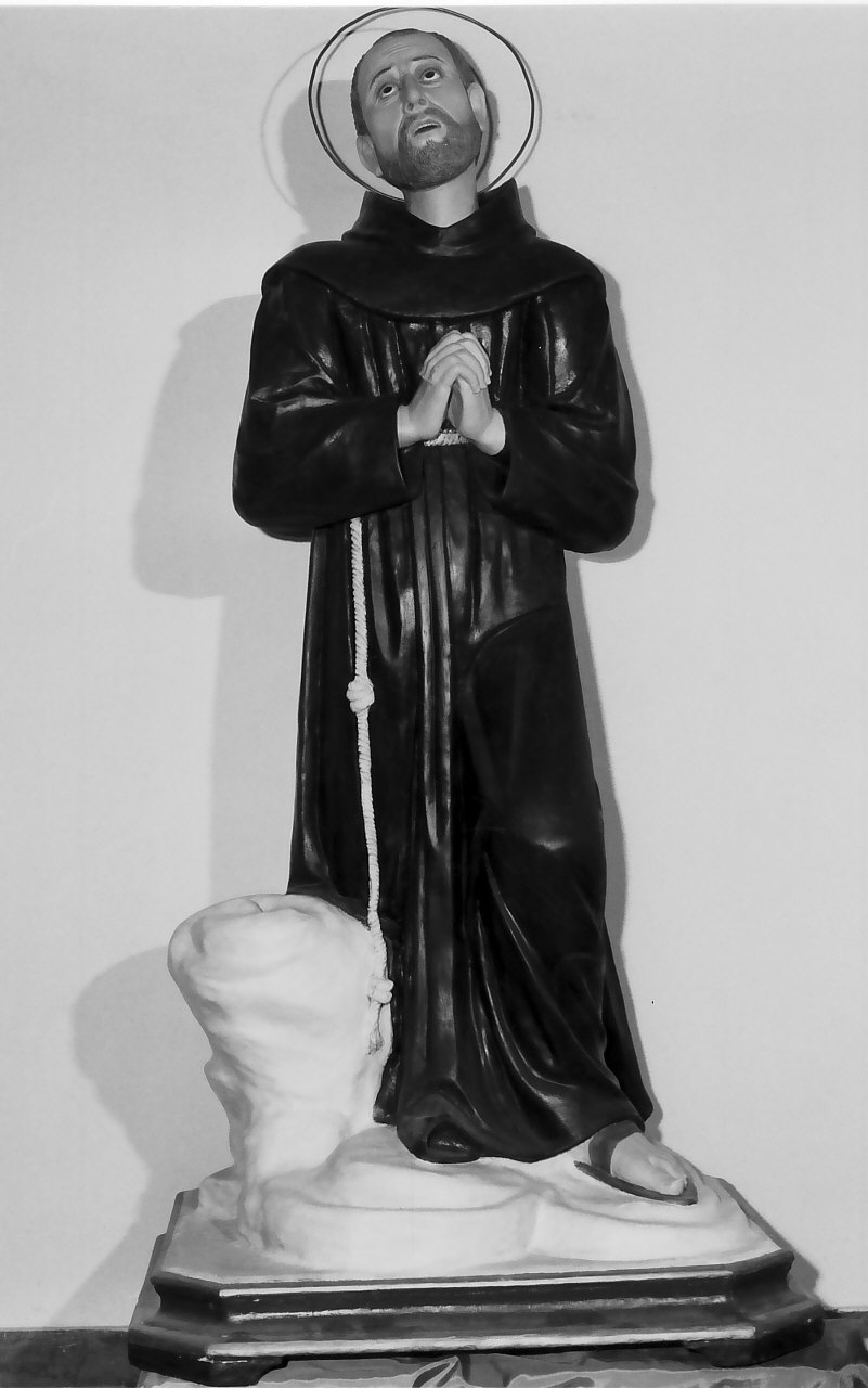 beato umile (statua, opera isolata) - bottega Italia meridionale (seconda metà sec. XVIII)