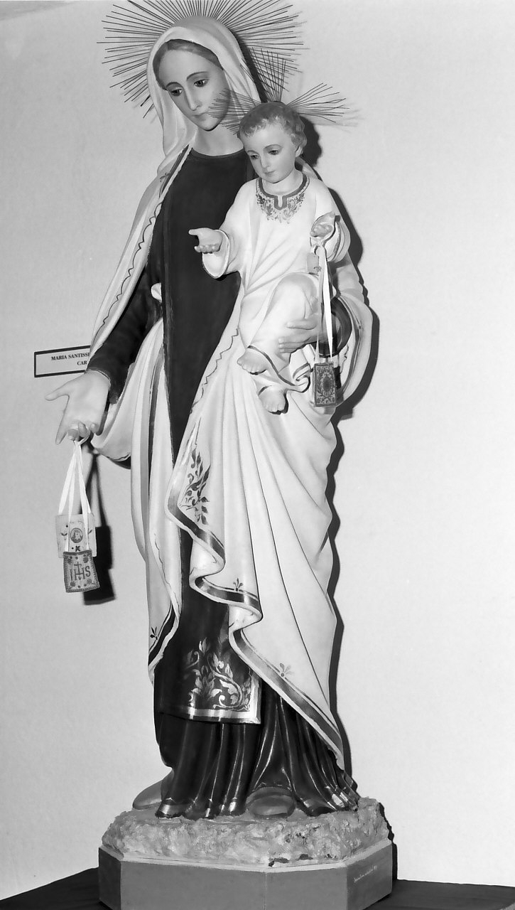 Madonna del Carmelo (statua, opera isolata) - bottega cosentina (primo quarto sec. XX)