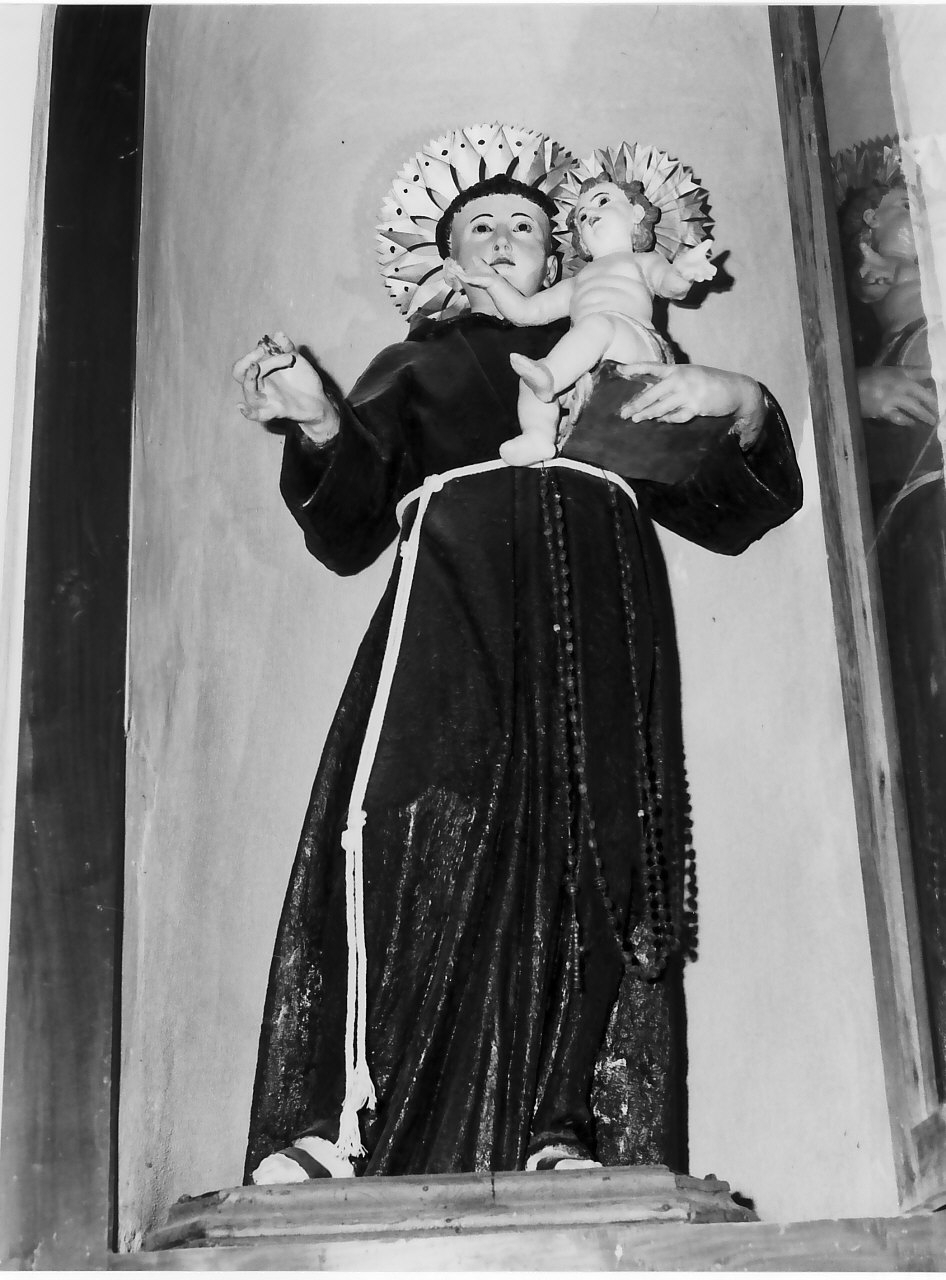 Sant'Antonio da Padova (statua, opera isolata) - bottega Italia meridionale (seconda metà sec. XVIII)