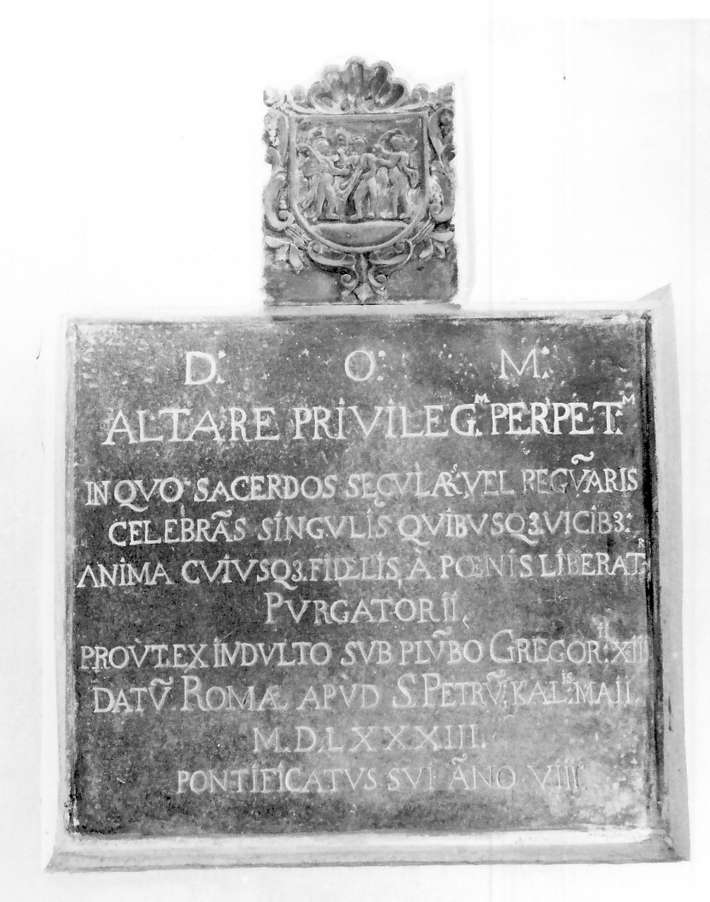 lapide, opera isolata - bottega cosentina (seconda metà sec. XVI)