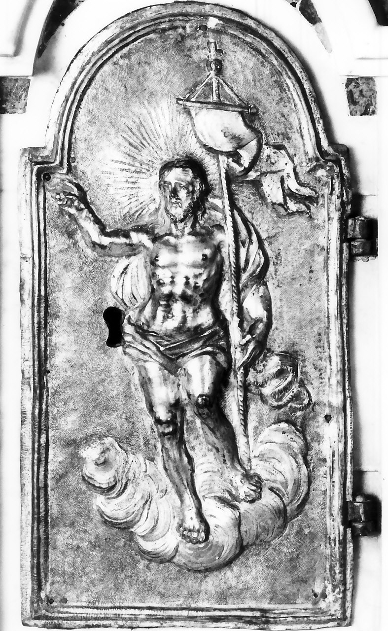 sportello di tabernacolo, opera isolata - bottega Italia meridionale (sec. XIX)