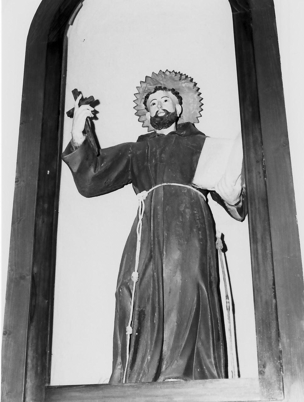 San Francesco d'Assisi (statua, opera isolata) - bottega Italia meridionale (seconda metà sec. XVIII)