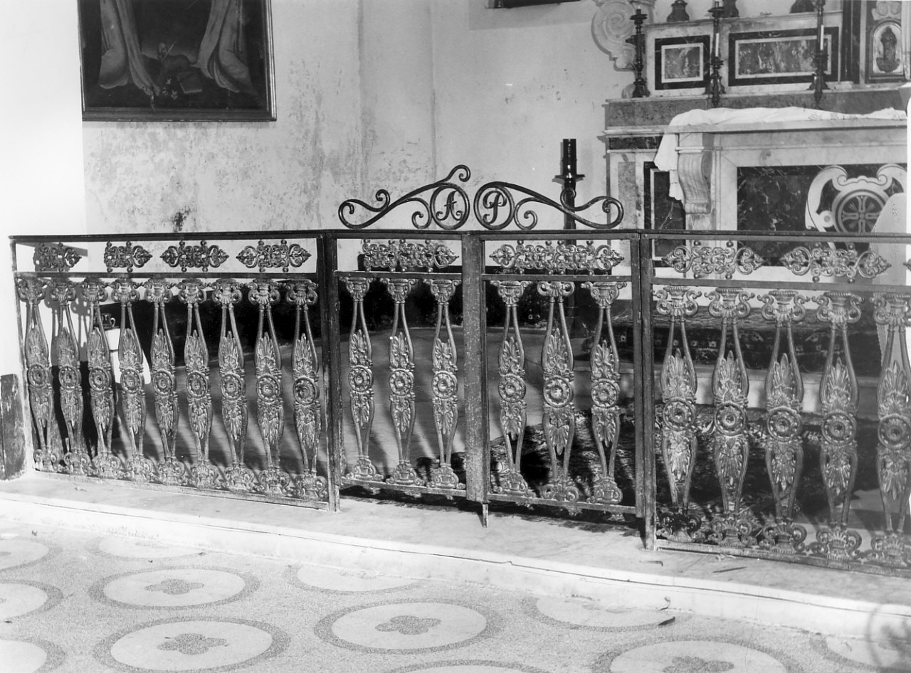 balaustrata, opera isolata - bottega calabrese (fine/inizio secc. XIX/ XX)