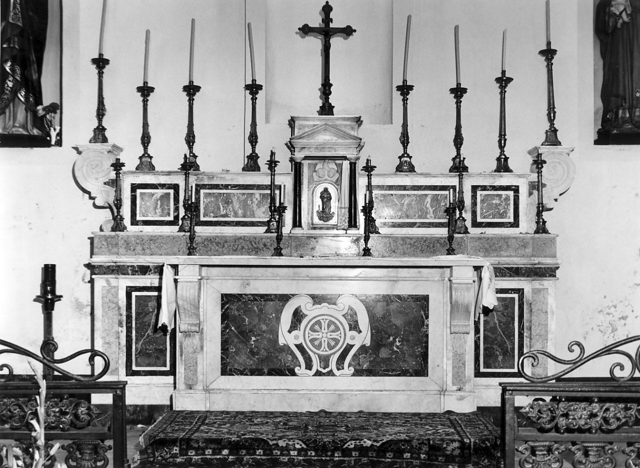 altare, opera isolata - bottega Italia meridionale (fine/inizio secc. XIX/ XX)