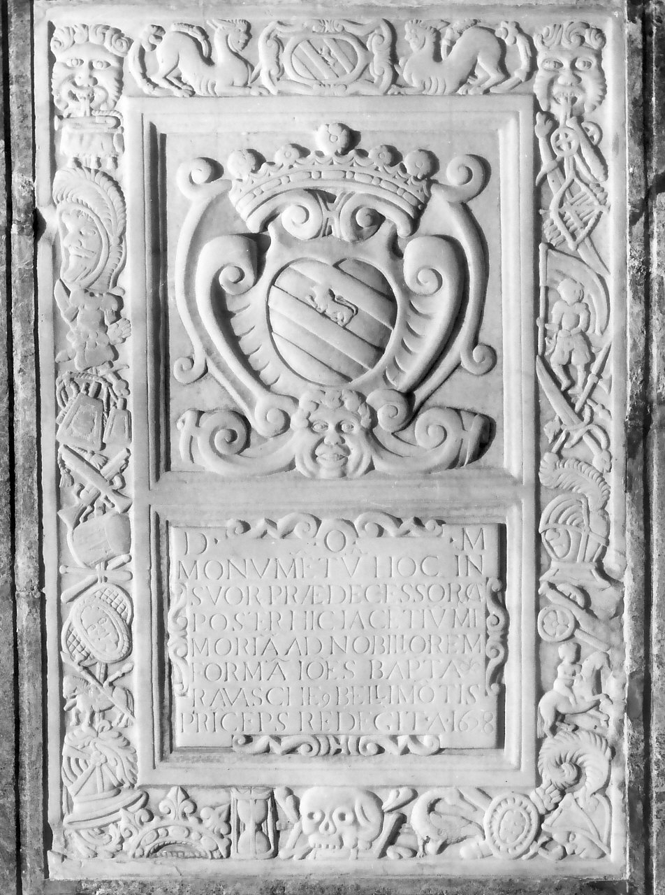 lapide tombale - bottega calabrese (sec. XVII)