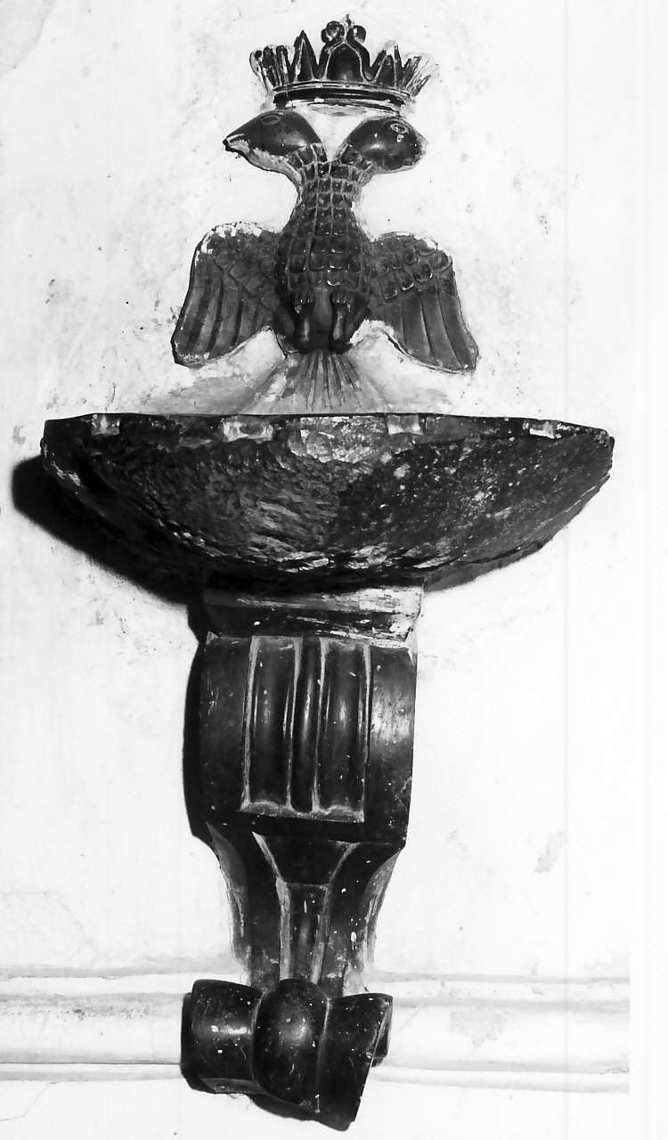 acquasantiera - bottega calabrese (sec. XVIII)