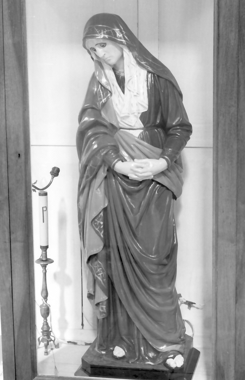 Madonna Addolorata (statua, opera isolata) - bottega Italia meridionale (seconda metà sec. XIX)