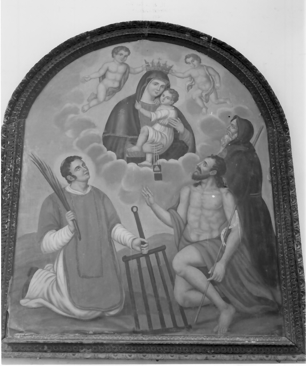 Madonna del Carmelo (dipinto, opera isolata) - ambito Italia meridionale (primo quarto sec. XX)