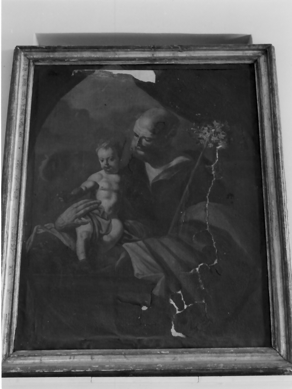 San Giuseppe e Gesù Bambino (dipinto, opera isolata) - ambito Italia meridionale (fine/inizio secc. XVIII/ XIX)