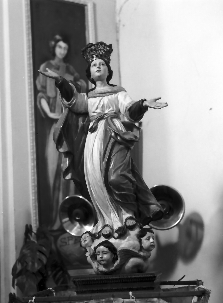 Madonna Assunta (statua, opera isolata) di Muto G (metà sec. XIX)