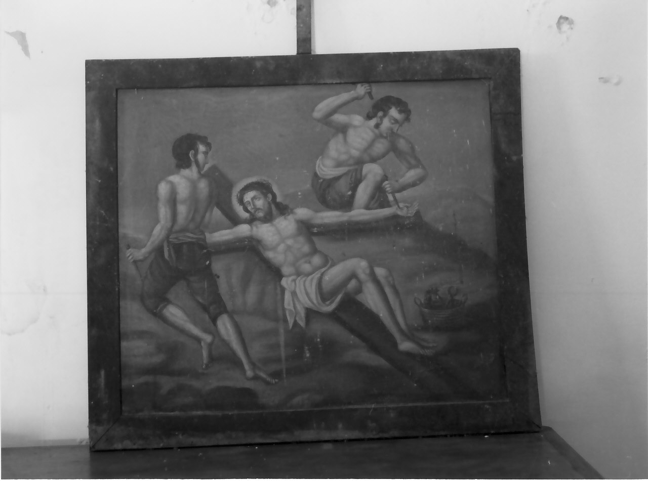 crocifissione di Cristo (dipinto, ciclo) - ambito Italia meridionale (prima metà sec. XIX)