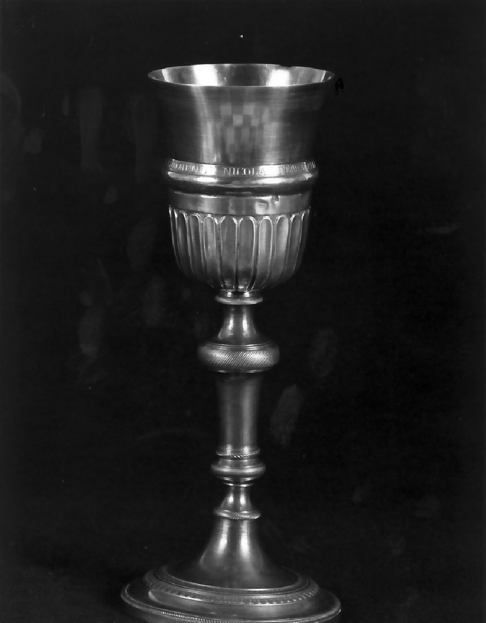 calice - bottega Italia meridionale (sec. XIX)