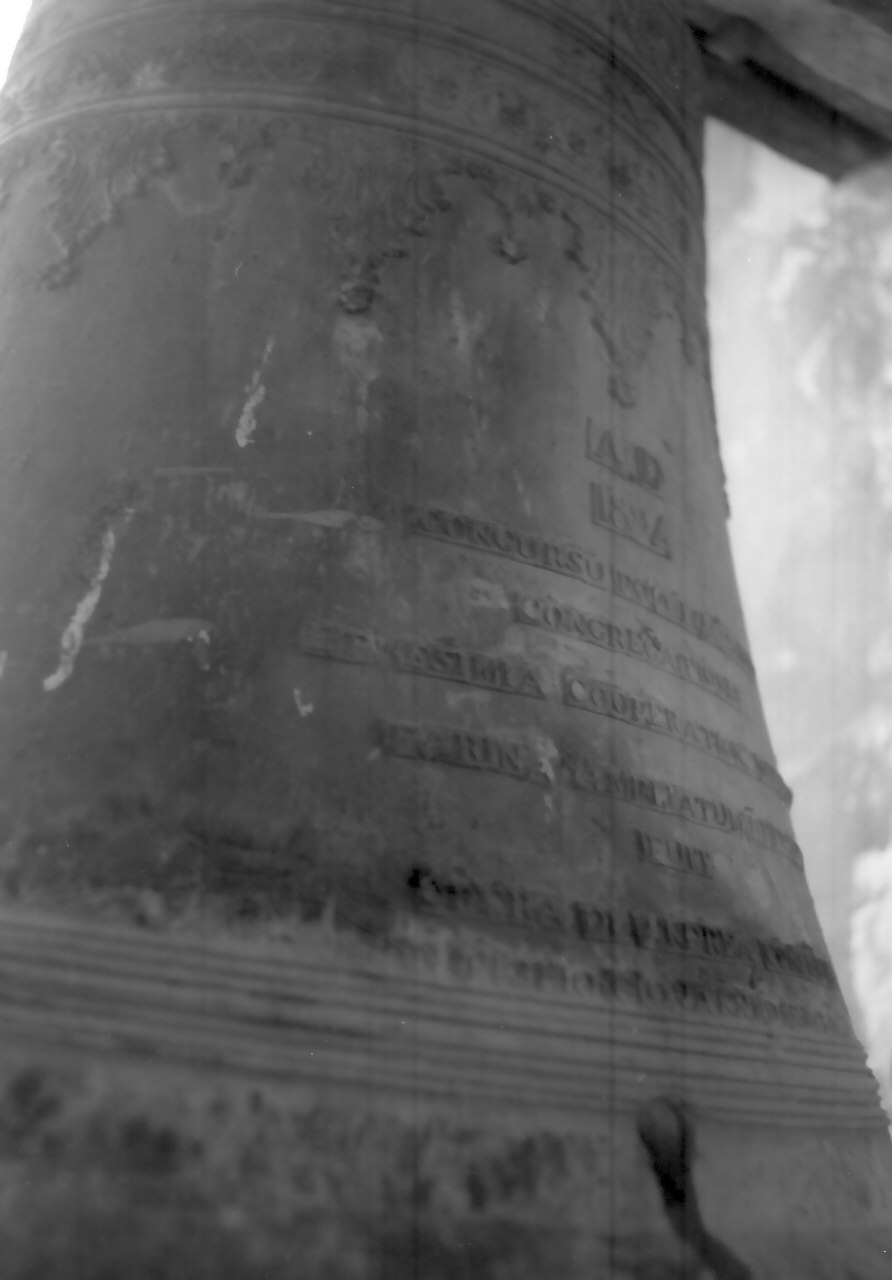 campana, opera isolata - bottega Italia meridionale (sec. XIX)