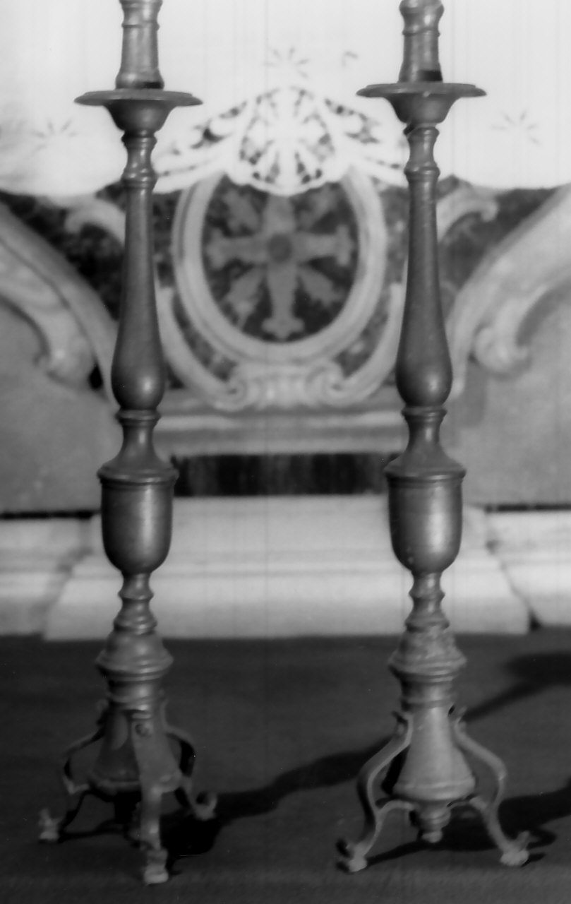candelabro, serie - bottega Italia meridionale (sec. XIX)
