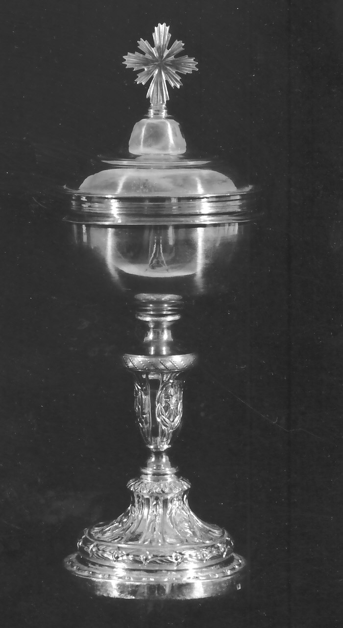 pisside, opera isolata - bottega napoletana (sec. XIX)