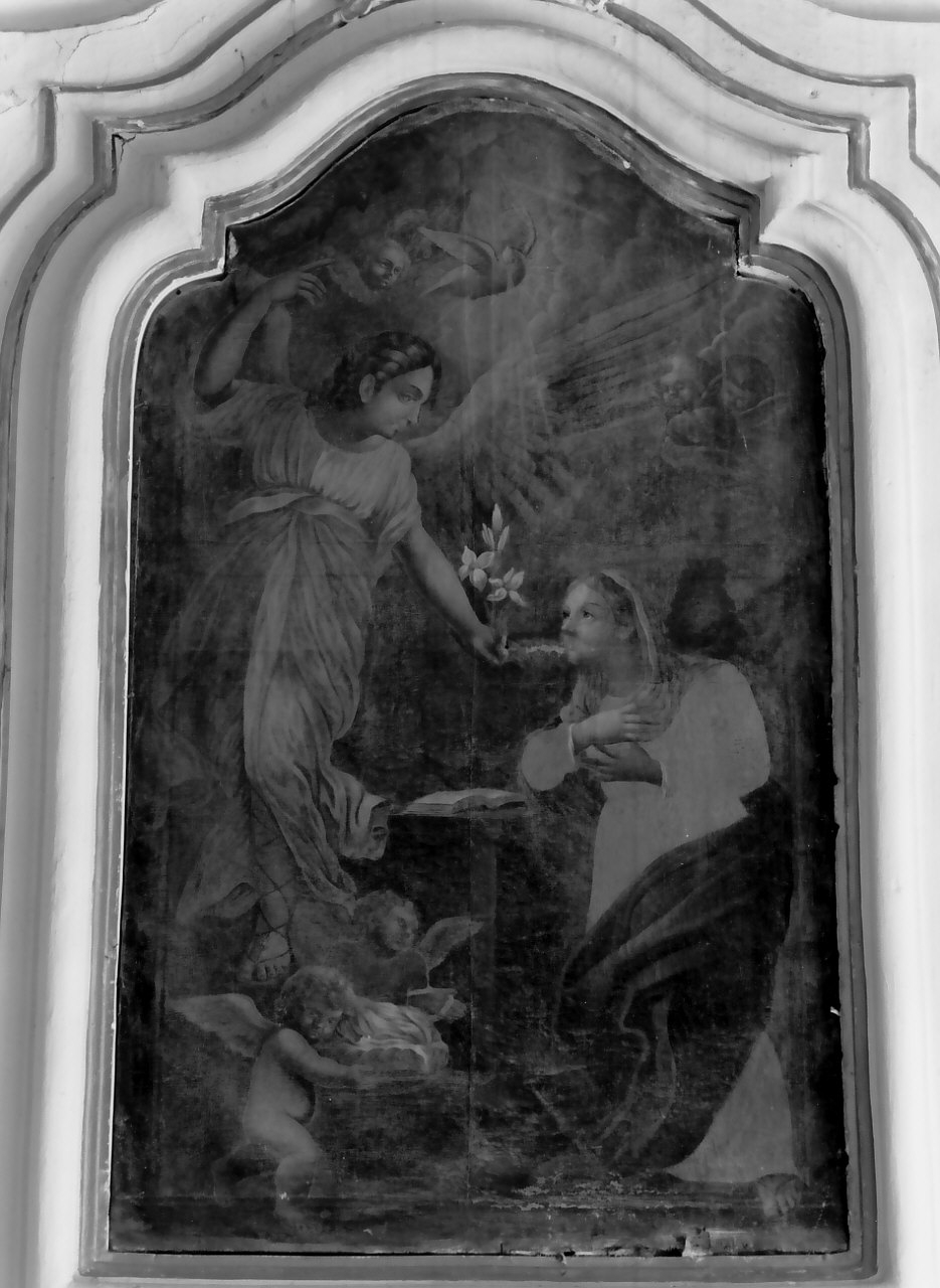 Annunciazione (dipinto, opera isolata) - ambito calabrese (fine/inizio secc. XVIII/ XIX)