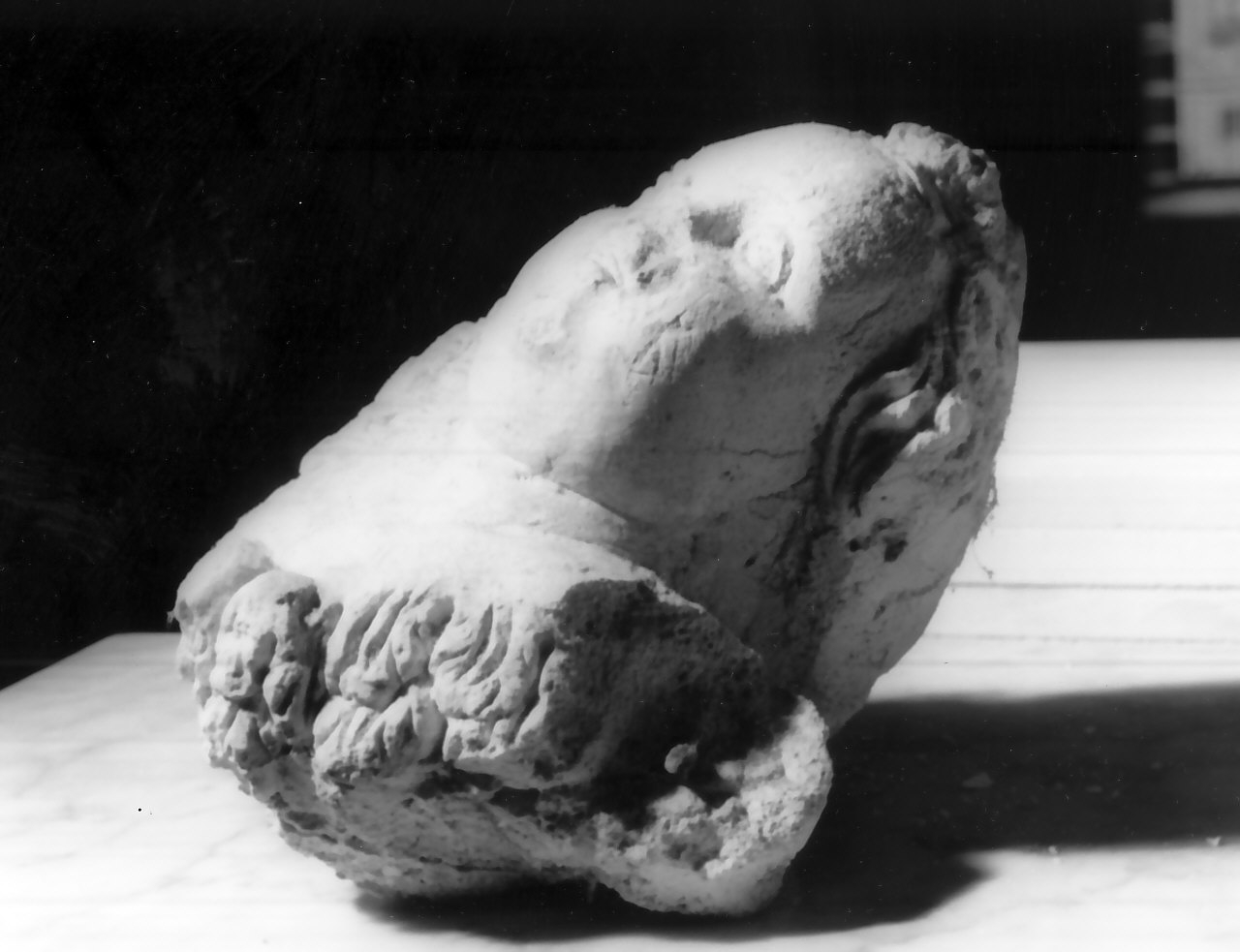angelo (scultura, frammento) - bottega calabrese (sec. XVIII)