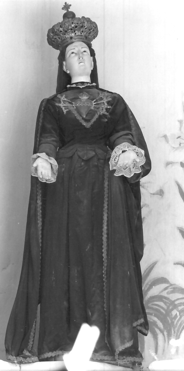 Madonna Addolorata (manichino, opera isolata) - bottega calabrese (sec. XIX)