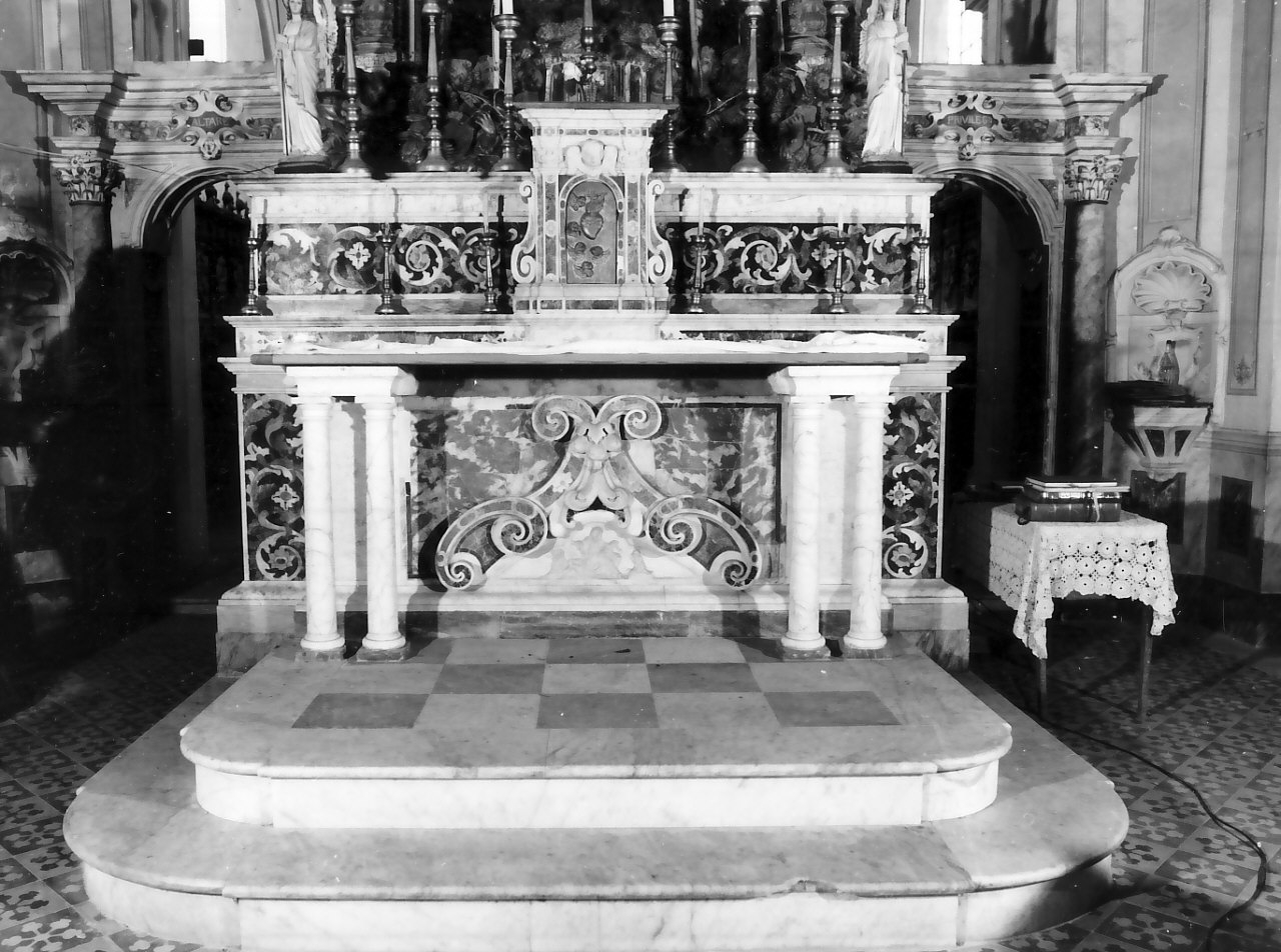 altare maggiore, opera isolata - bottega calabrese (sec. XVIII)