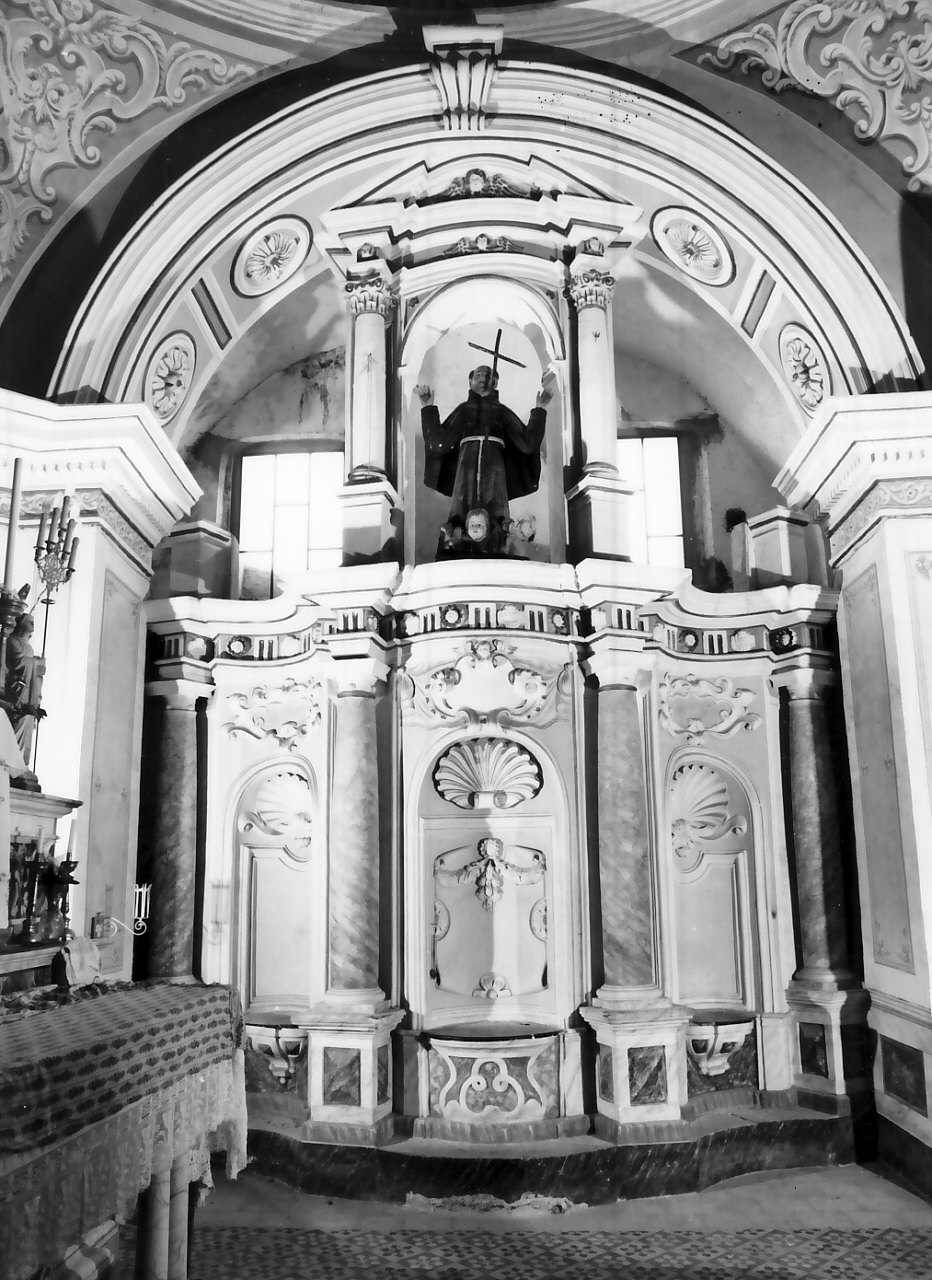 San Pietro d'Alcantara (statua, opera isolata) di Frate Egidio (sec. XVIII)
