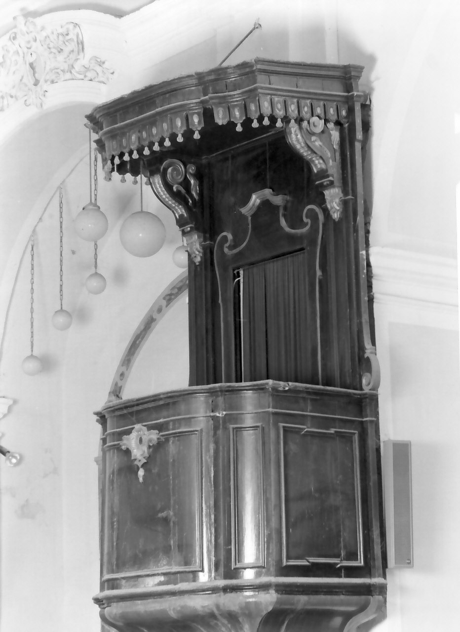 pulpito, opera isolata - bottega Italia meridionale (fine sec. XVIII)