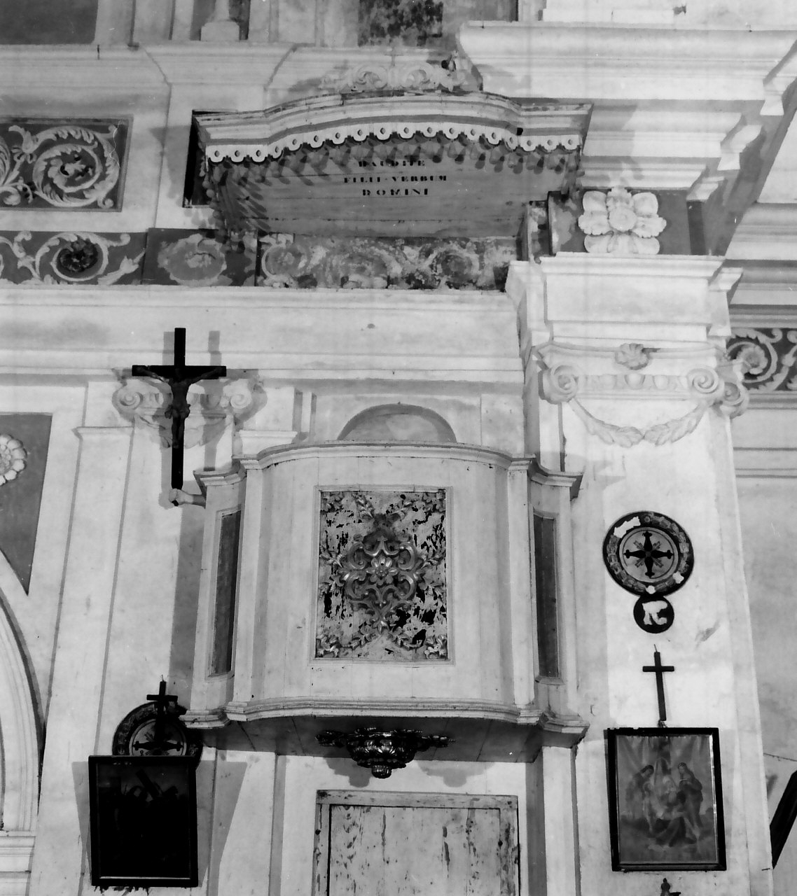 pulpito, opera isolata - bottega calabrese (sec. XIX)