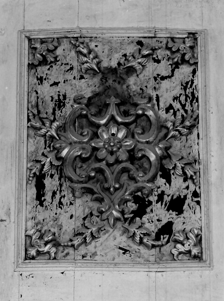 baldacchino, opera isolata - bottega calabrese (sec. XIX)