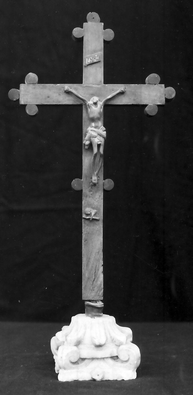 croce d'altare, opera isolata - bottega calabrese (fine sec. XIX)