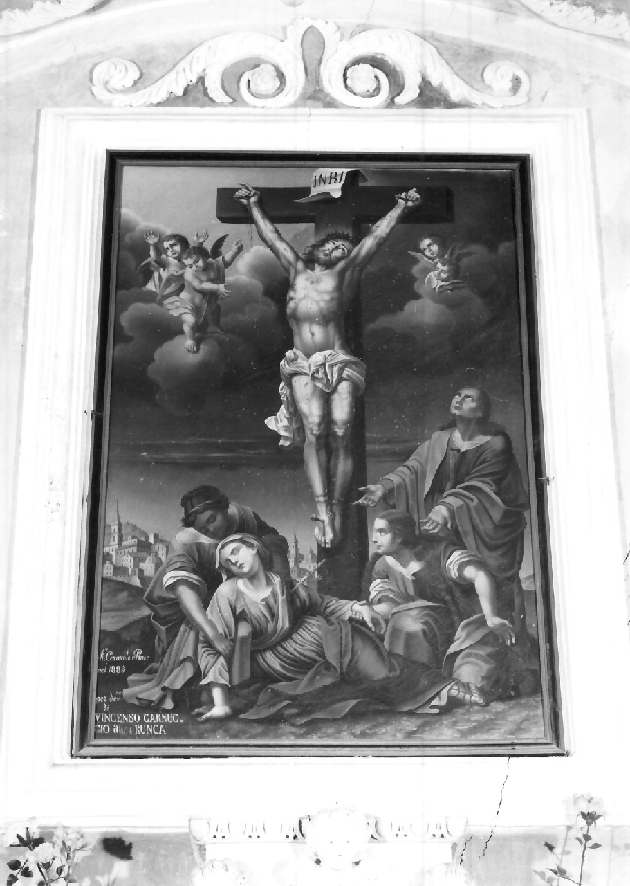 crocifissione (dipinto, opera isolata) di Ceravolo Antonio (sec. XIX)