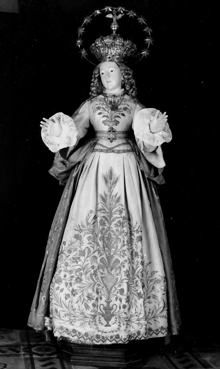 Madonna Immacolata (manichino, opera isolata) - bottega calabrese (sec. XIX)