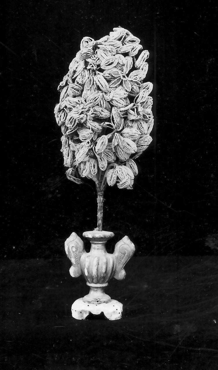 vaso da fiori, serie - bottega calabrese (sec. XIX)