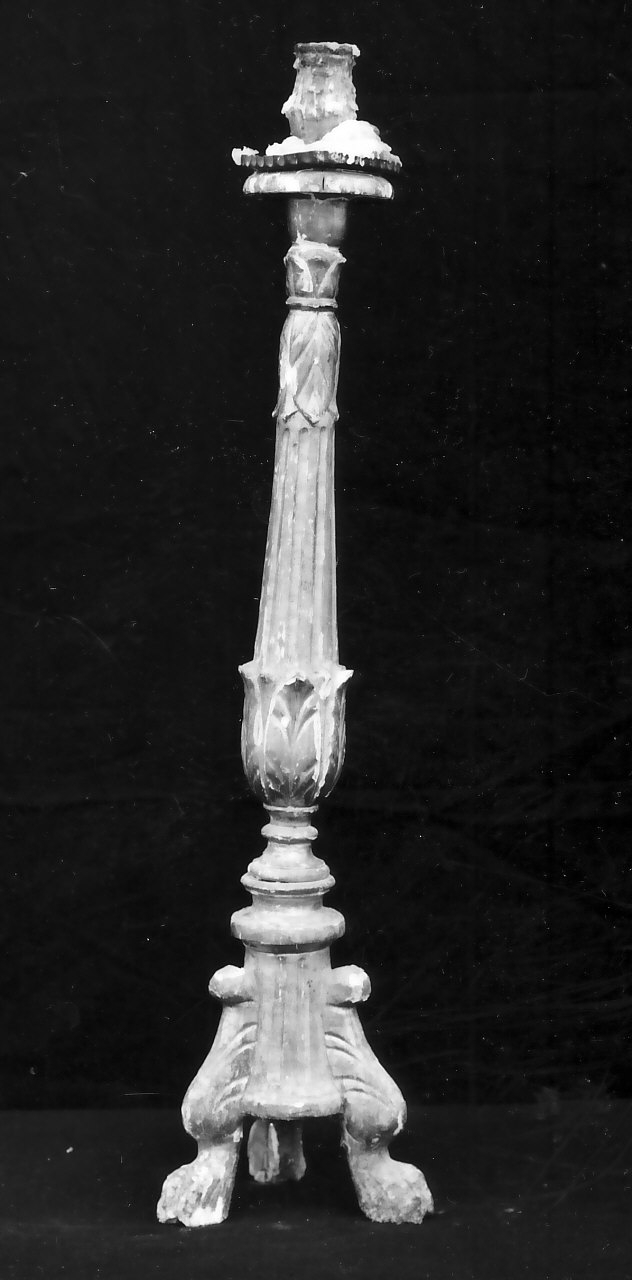 candeliere, serie - bottega Italia meridionale (sec. XIX)