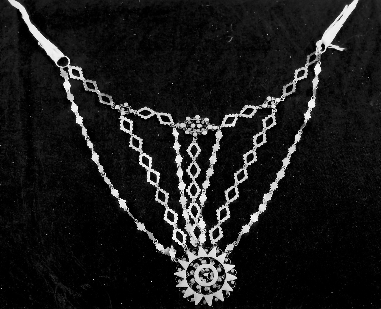 collana, opera isolata - bottega Italia meridionale (sec. XIX)