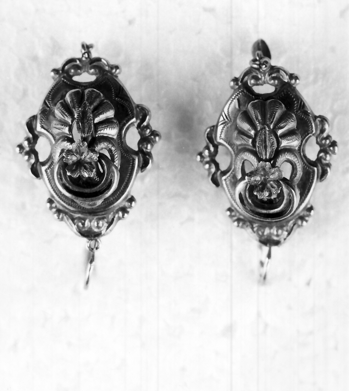 orecchino, coppia - bottega Italia meridionale (fine/inizio secc. XVIII/ XIX)