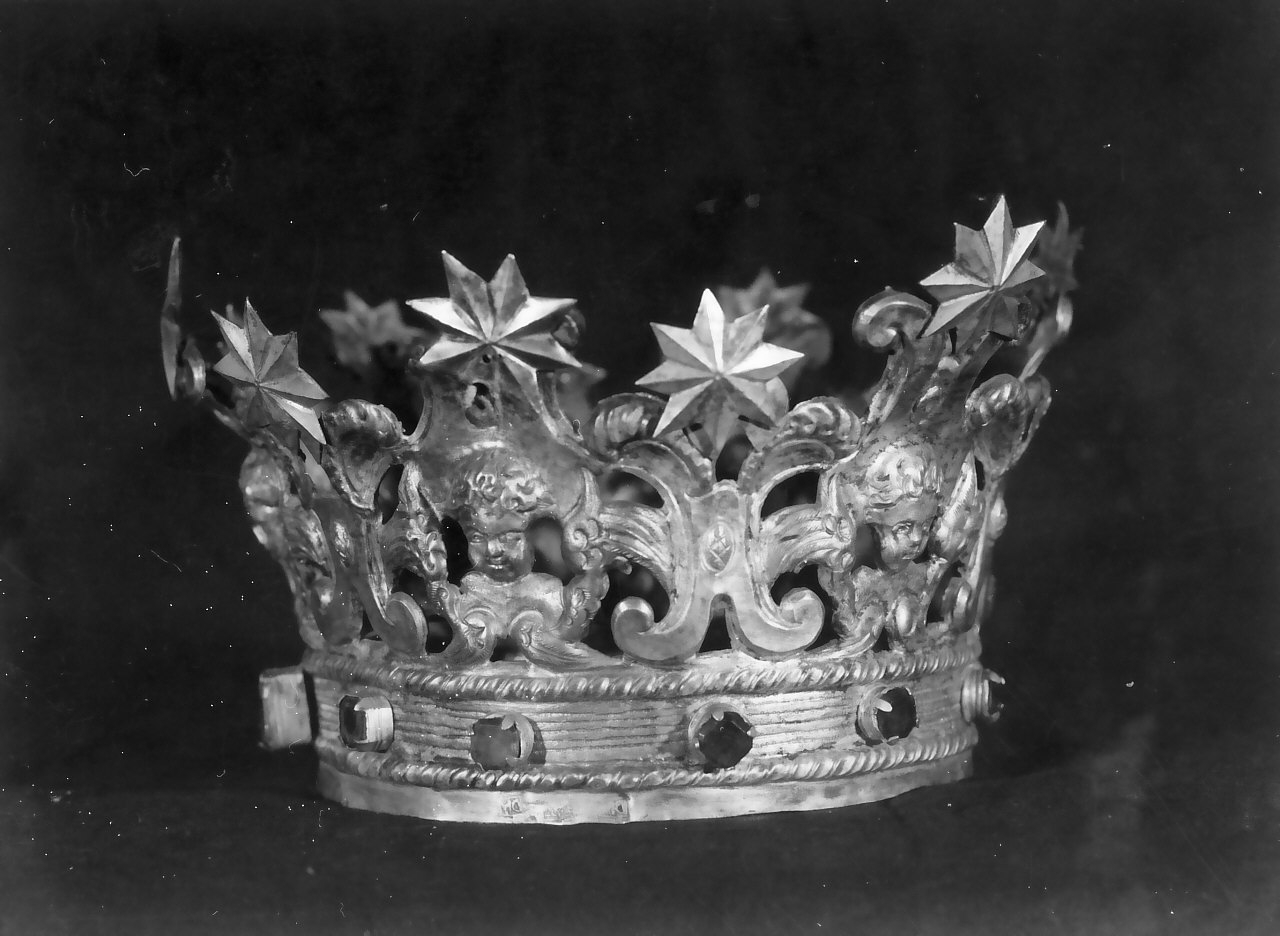 corona da statua, opera isolata - bottega napoletana (sec. XVIII)