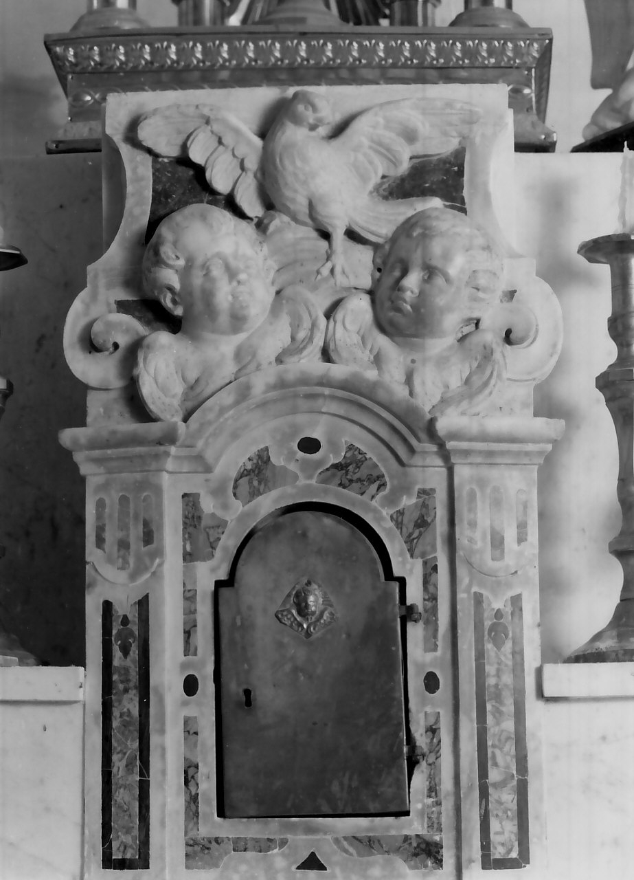 ciborio, opera isolata - bottega calabrese (sec. XVIII)