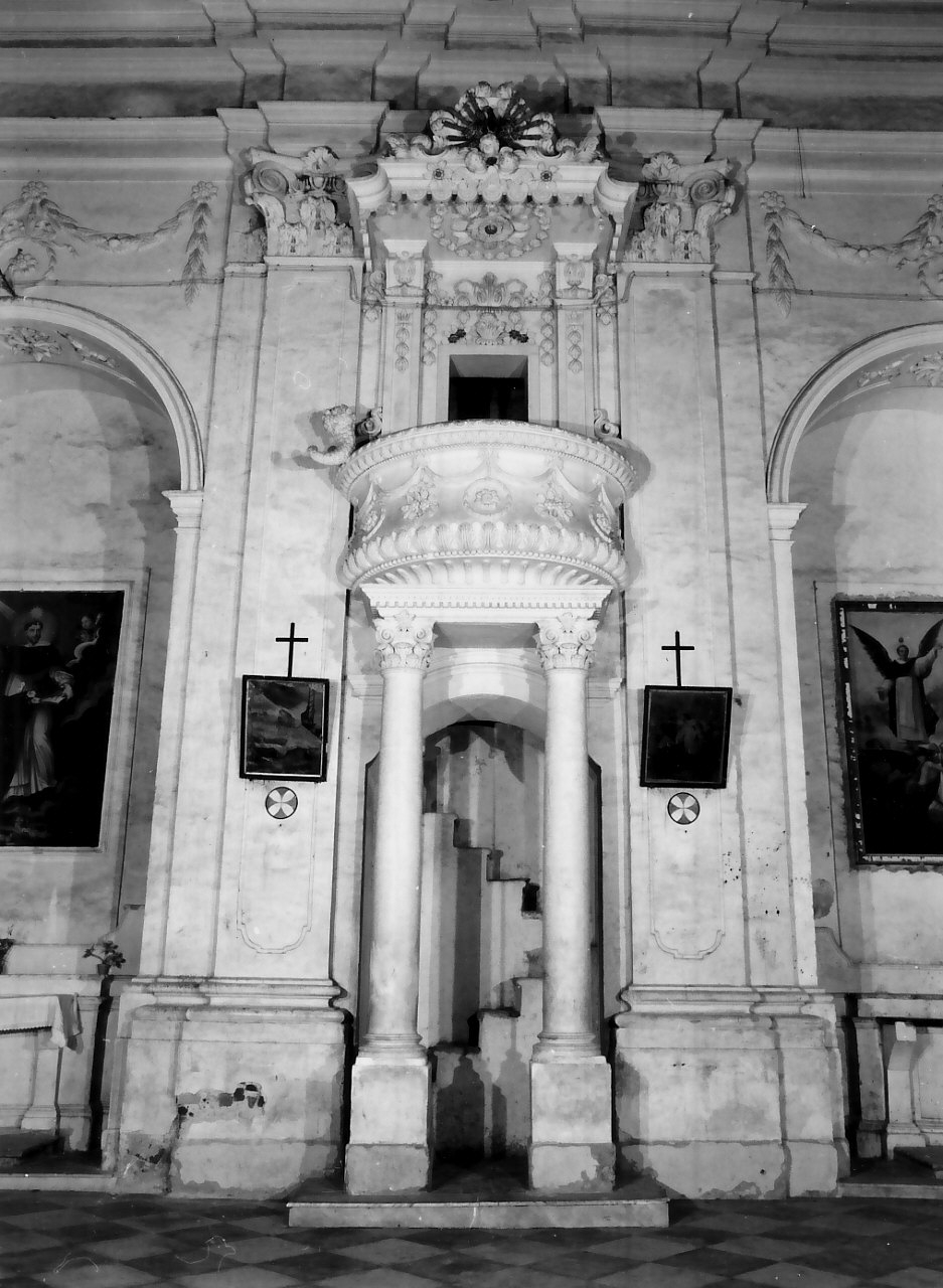 pulpito, opera isolata - bottega calabrese (fine sec. XVIII)