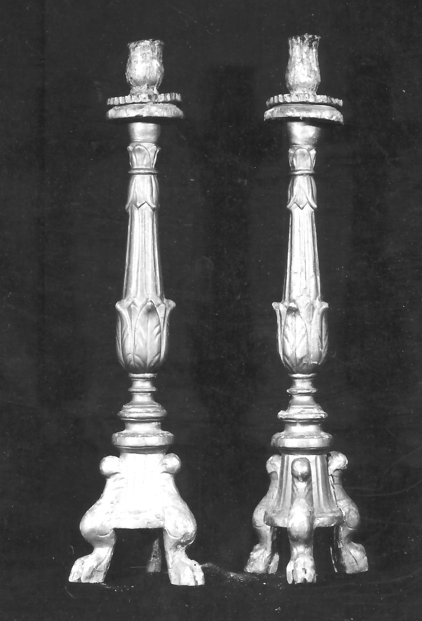 candeliere, serie - bottega Italia meridionale (sec. XIX)