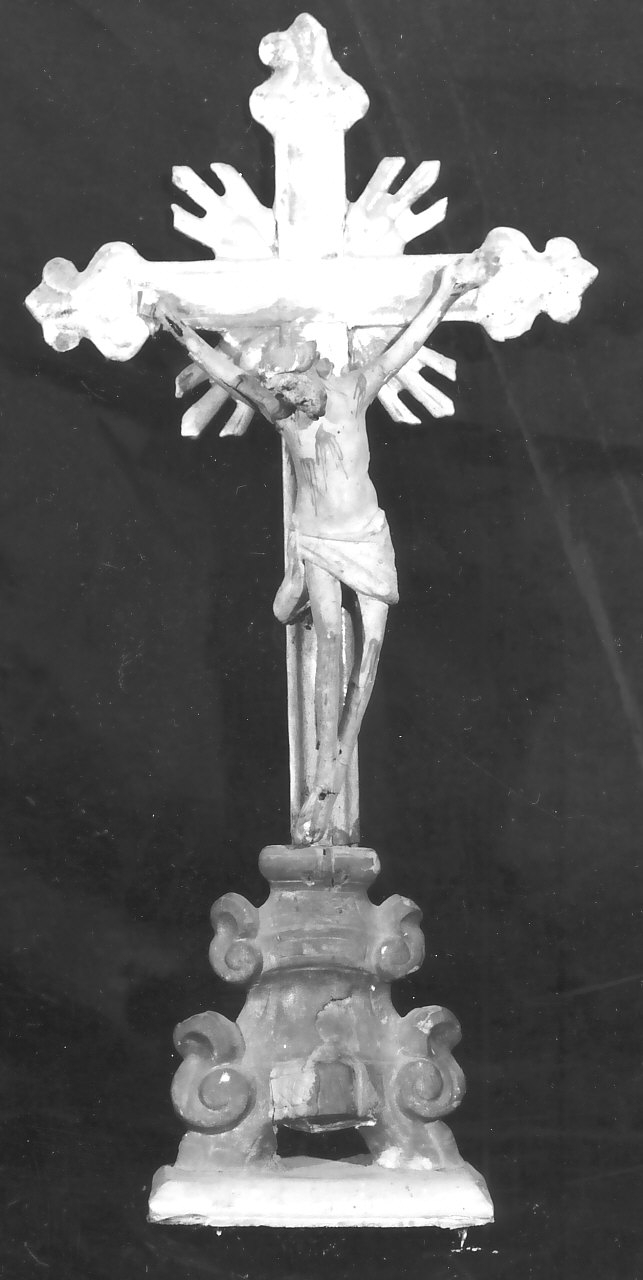 croce d'altare, opera isolata - bottega Italia meridionale (sec. XVIII)