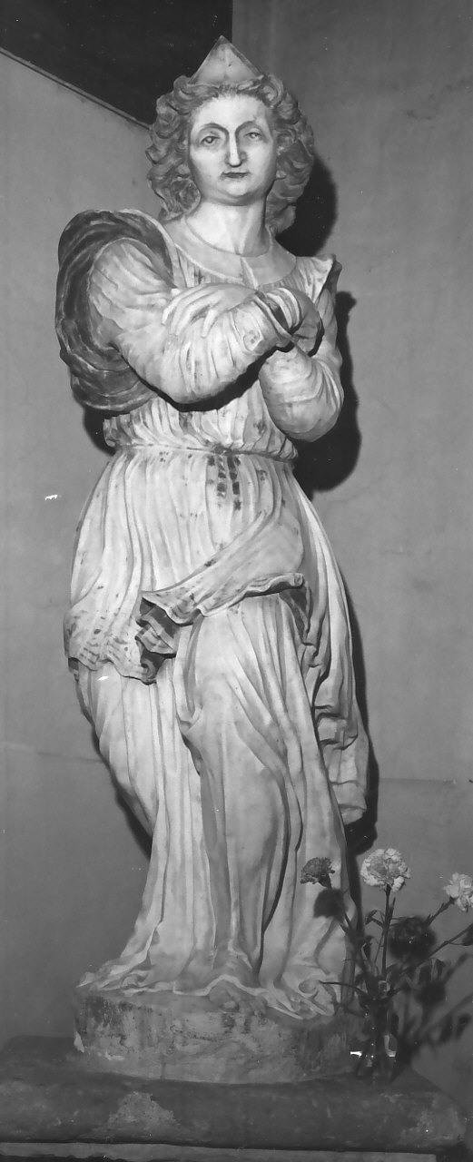 San Gabriele Arcangelo (statua, opera isolata) di Mazzolo Giovan Battista (attribuito) (prima metà sec. XVI)