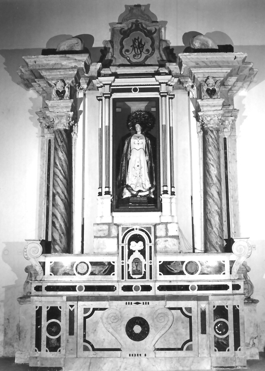 altare, opera isolata - bottega Italia meridionale (sec. XIX)