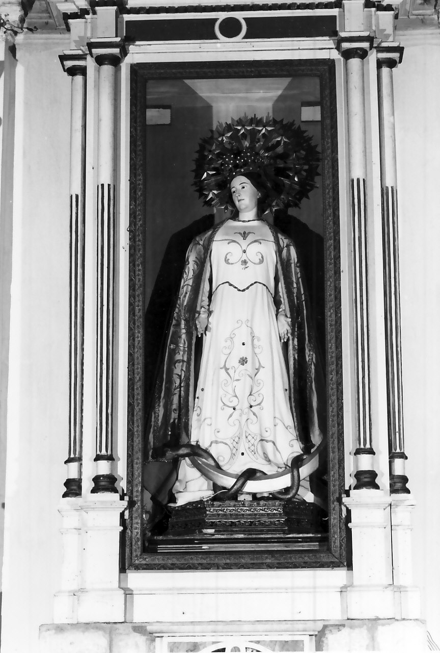 Madonna Immacolata (manichino, opera isolata) - bottega Italia meridionale (sec. XIX)