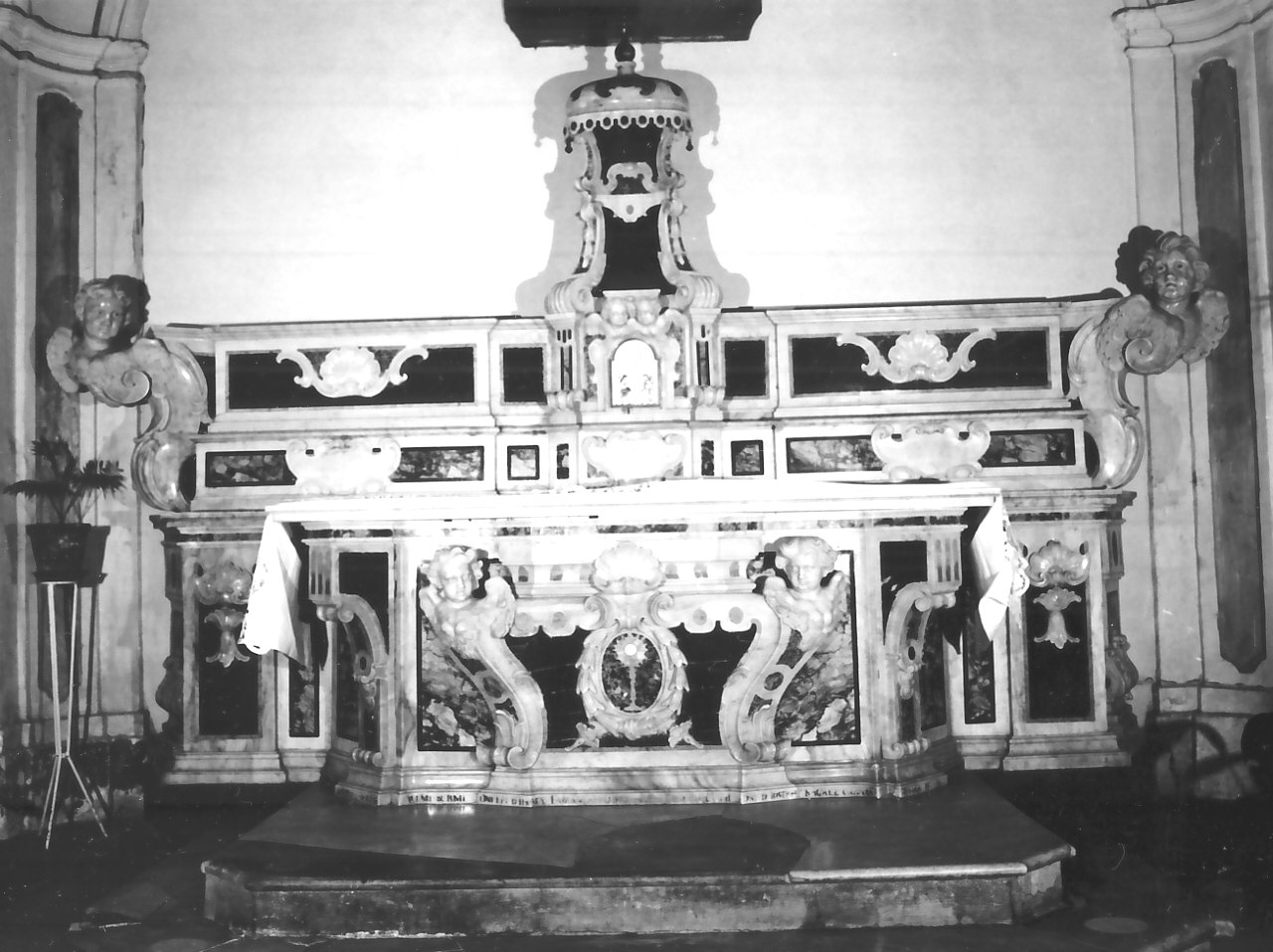 altare, opera isolata - bottega Italia meridionale (sec. XVIII)