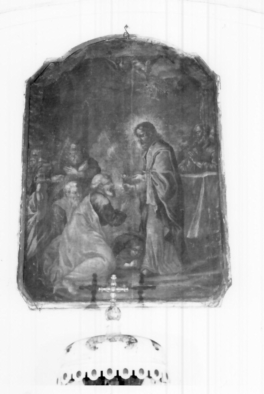comunione degli apostoli (dipinto, opera isolata) - bottega Italia meridionale (seconda metà sec. XVIII)