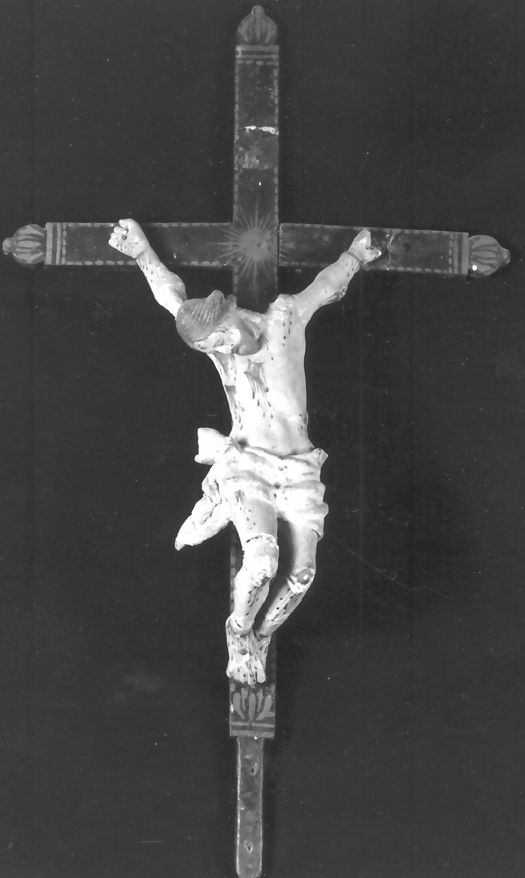 crocifisso, opera isolata - bottega Italia meridionale (sec. XIX)