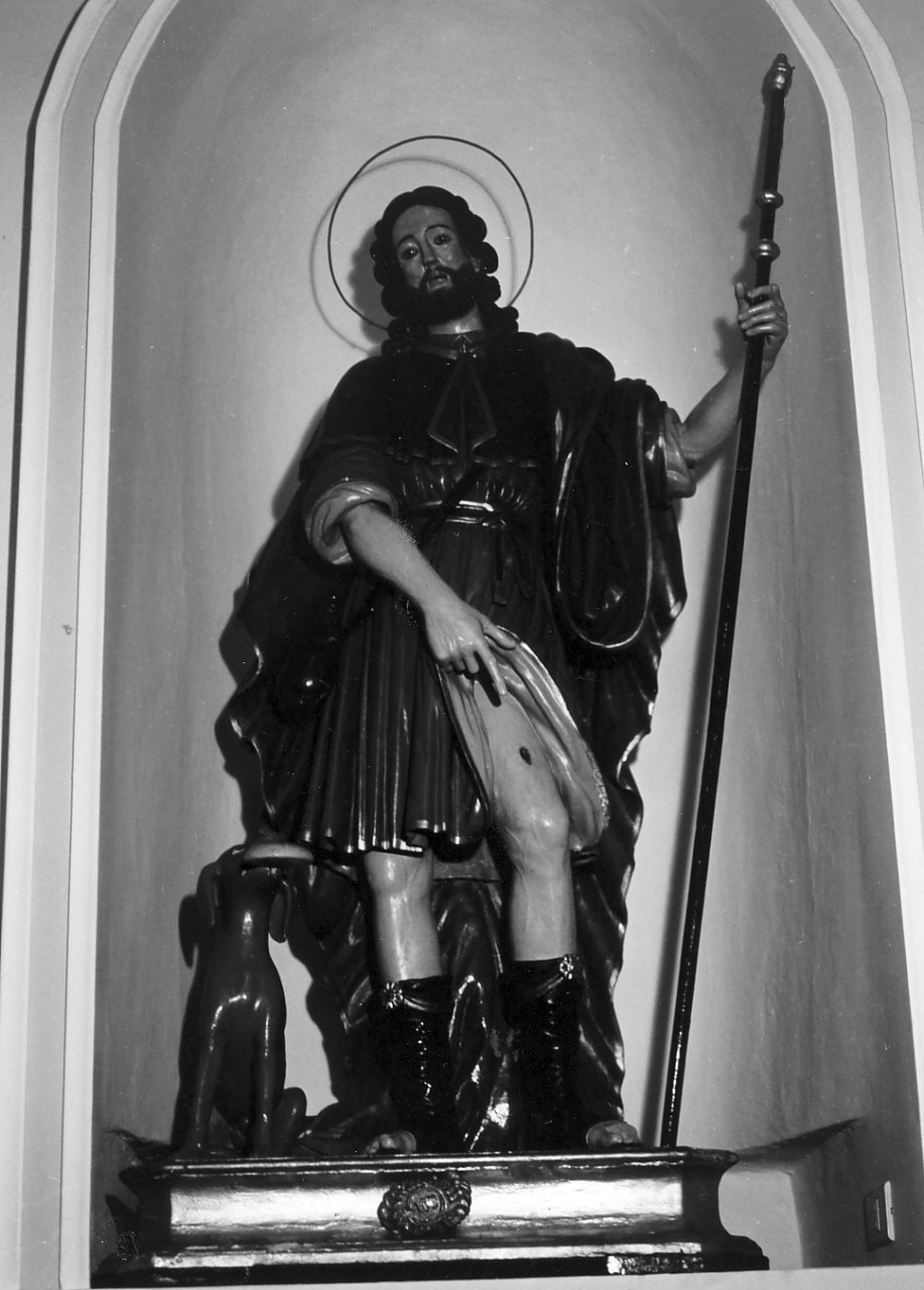 San Rocco e il cane, San Rocco (statua, opera isolata) - bottega Italia meridionale (fine sec. XIX)