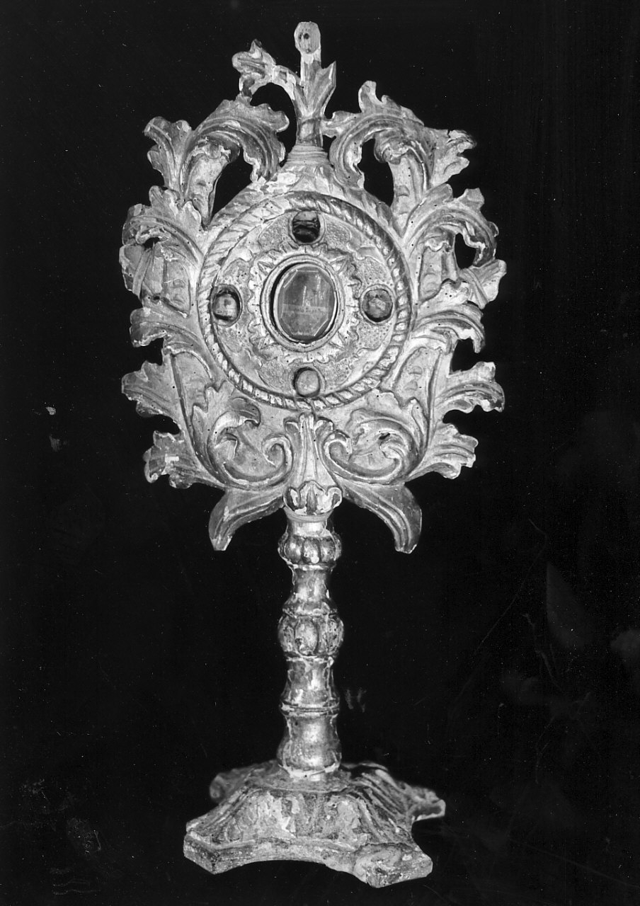 reliquiario, opera isolata - bottega Italia meridionale (seconda metà sec. XVIII)