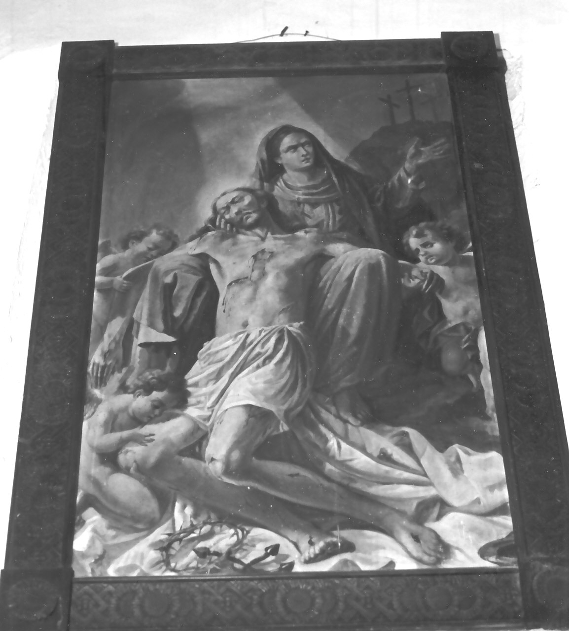 Cristo deposto dalla croce (dipinto, opera isolata) - ambito Italia meridionale (primo quarto sec. XX)