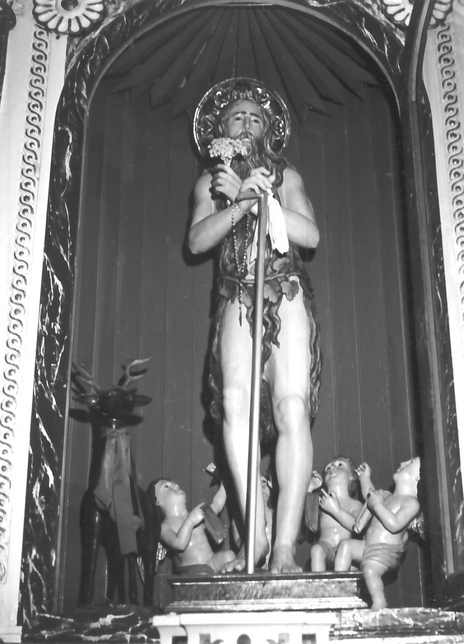 Sant'Onofrio (statua, opera isolata) - bottega Italia meridionale (seconda metà sec. XIX)